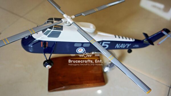 Model of Westland Wessex with detailed craftsmanship